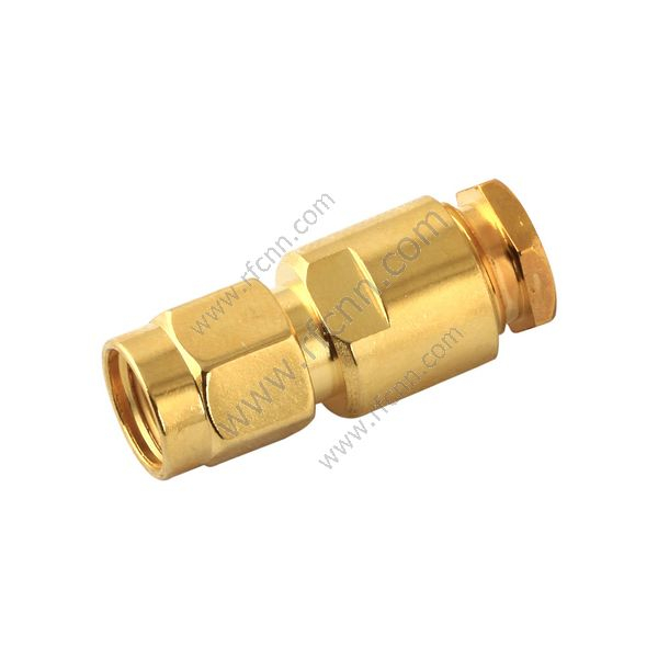SMA mâle pince droite pour le connecteur RG58 - RF
