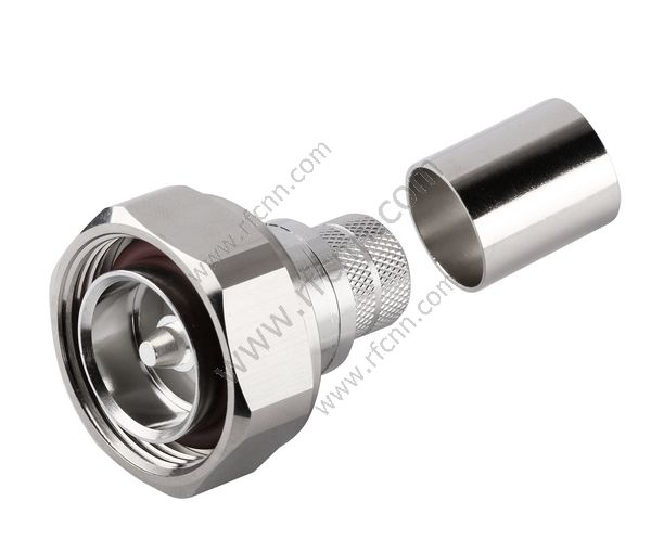 DIN 7/16 Mâle Critterie droite pour LMR600 - Connecteur RF