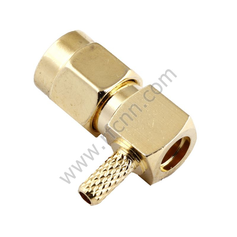 Angle droit de sertissage mâle SMA pour connecteur RF RF316 RF
