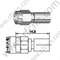 SMC mâle pour connecteur RF RG402 RF