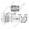 N connecteur RF de bride microtrip mâle