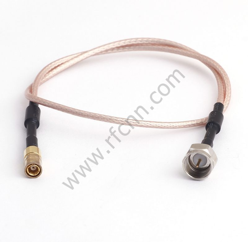 Jumper de l'assemblage de câble masculin SMB à F