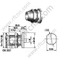 N Cloison féminine pour câble semi-rigide RG402 RF connecteur