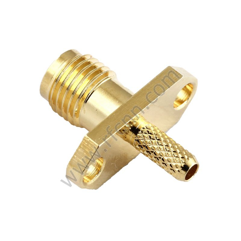 Bride rectangle de sertissage femelle SMA pour connecteur RF RF316