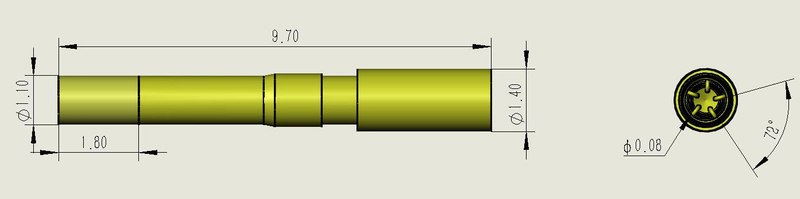 Contact de printemps hyperboloïde