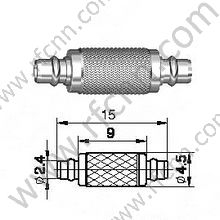 MMCX mâle sertissage pour connecteur RF RG174 RF