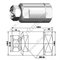 DIN MALE 7/16 pour 1 1/4 "Connecteur de câble Super Flexible RF