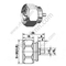 DIN 7/16 mâle pour connecteur RF de câble semi-rigide RG402