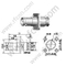 Blamp femelle BNC bride pour connecteur RF RG174 RF