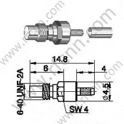 SSMC femelle sertir pour connecteur RF RF RF178