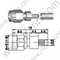 Femme SMC pour connecteur RF RF RF RF174