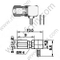 Angle droit de sertissage masculin SSMC pour le connecteur RF RF178