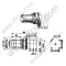 Angle droit féminin BNC pour connecteur RF PCB RF
