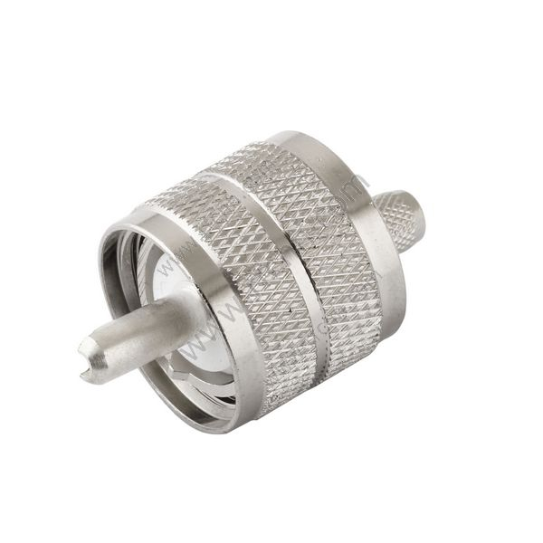 UHF mâle sertissage droit pour le connecteur RG58 -RF