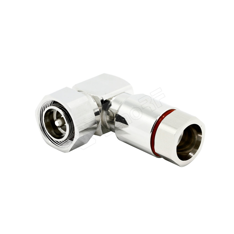 Mini DIN 4.3 / 10 Serrage à angle droit masculin pour câble Superflex 1/2 ''
